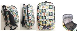 Pokemon Characters Collage PVC Leather Full Size Backpack - £20.43 GBP