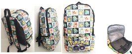 Pokemon Characters Collage PVC Leather Full Size Backpack - £20.32 GBP