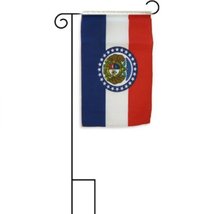 12X18 12&quot;X18&quot; State Of Missouri Sleeved Garden Stand Flag - £15.08 GBP