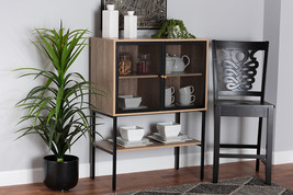 Cagney Natural Brown and Natural Rattan Sideboard Buffet - $1,113.93 MXN