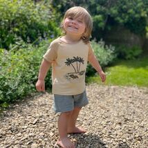 Ettie &amp; H Ruan T-Shirt NWT Palm Tree &amp; Crocodile Print 3T - $26.77 CAD