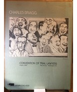 Charles Bragg POSTER 1980 OBJECTION SUSTAINED - CONVENTION OF TRIAL LAWY... - $69.28