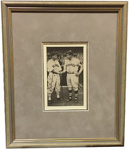 WH Bill Terry signed New York Giants signed 4x6 B&amp;W Vintage Photo Custom Framed- - £69.99 GBP