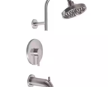 Premier 120094 Essen 1-Spray Tub and Shower Faucet with Valve - Brushed ... - £72.63 GBP