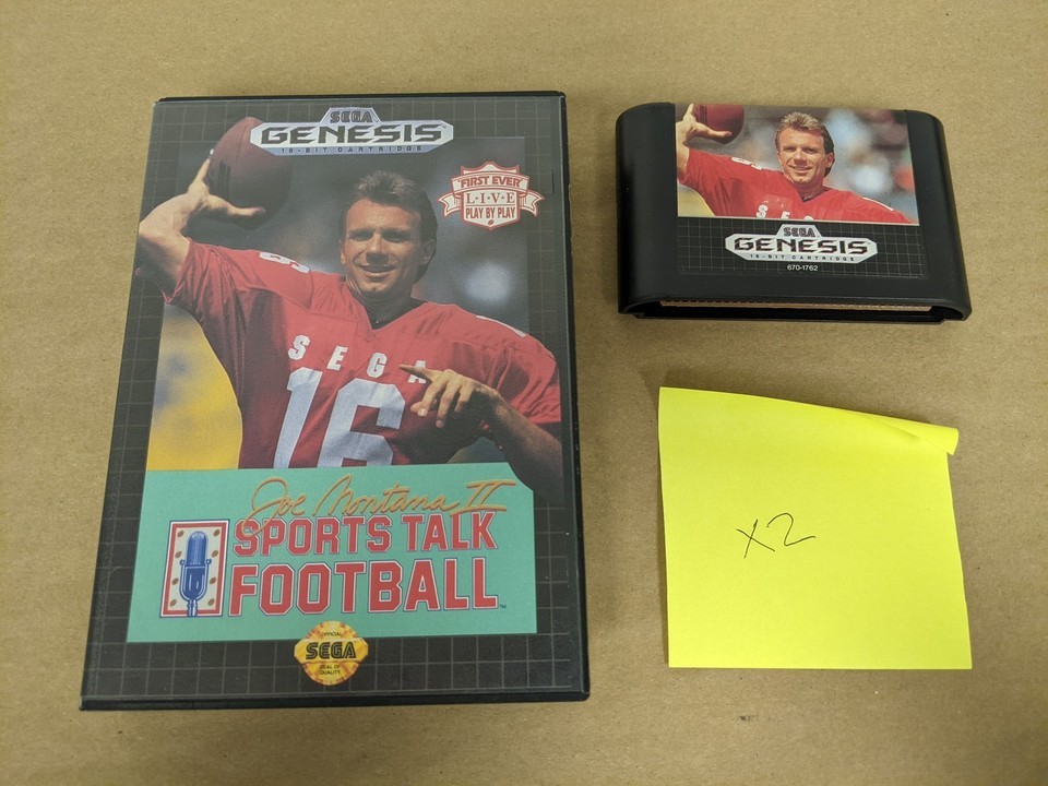 Joe Montana II Sports Talk Football Sega Genesis Cartridge and Case - $5.70