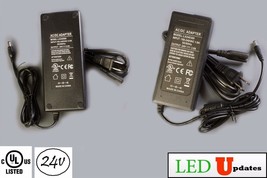 Ledupdates 24V Ac Adapter Power Supply Driver Ul Listed For 24V Led Strip Light - £10.27 GBP+