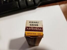 NOS vintage electron Admiral GE radio amplifier vacuum tube - 6BN6 6KS6 - €3,39 EUR
