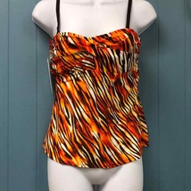 Sunset Inc Animal print Tankini swim Top style 70T - $33.86