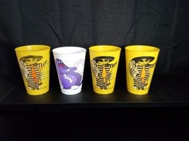 Vintage 1980 Mcdonaldland Adventure Series Grimace &amp; Hamburglar Yellow Cups 1978 - $19.99