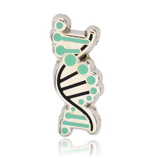 Mini DNA Helix Logo Set of 4 Filler Enamel Pins - Brooches & Pins