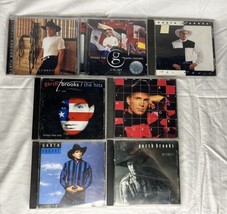 Garth Brooks CD Lot X7 Ropin The Wind, Sevens, In Pieces, Double Live, The Hits - $14.85