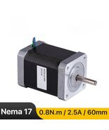 Nema 17 Stepper Motor 42CM08 60mm 0.8N.m 2.5A for 3D printer CNC Milling... - $771.44 MXN