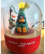Hallmark Tweety Taz Christmas Tree Lighted &amp; Animated Dome Ornament 1997... - $281.77 MXN