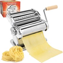 Imperia Pasta Machine Roller SP 150 Chrome Made In Italy Fettuccine Spag... - $44.99