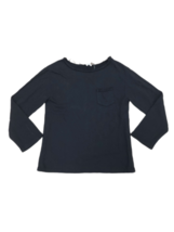 HELMUT LANG Damen Sweatshirt Raw Detail Minimalistisch Schwarz Größe S H06HW501 - £53.84 GBP