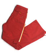 Puma Vintage 90s Girl&#39;s RED Cargo Pants Size 14 XL Juniors Sporty Slacks... - $52.43