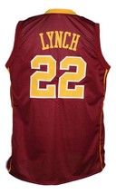 Reggie Lynch #22 College Basketball Jersey Sewn Maroon Any Size image 2