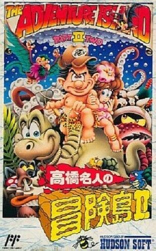 TAKAHASHI MEIJIN ADVENTURE ISLAND II 2 Nintendo Video Game Japan Japanese - £175.01 GBP
