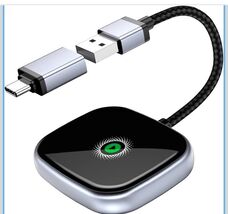 2025 USB Wireless CarPlay Adapter For iPhone Apple Wireless Dongle Plug ... - $19.79