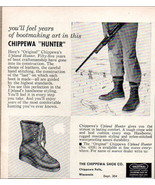 1957 Vintage Ad Chippewa Upland Hunter Boots Chippewa Falls,WI - £8.02 GBP