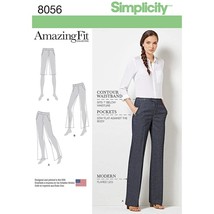 Simplicity 8056 Women&#39;s Flared Pants and Shorts Sewing Patterns, Sizes 10-18 - £15.73 GBP