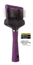 Master Grooming Tools Pet Soft Pin Double Wide Flexible Slicker Brush Mat Shed - £13.50 GBP