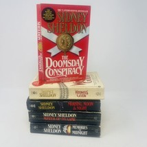Lot of 5 Sidney Sheldon Paperbacks Doomsday Conspiracy Memories Midnight - £9.34 GBP