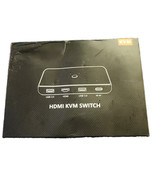 ABLEWE KVM Switch HDMI USB, Aluminum Dual Monitor Switch for 2 Computers - €6,34 EUR