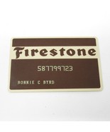 Vintage Firestone Tires Charge Card Credit Card Goodyear Oil 1980s 1990s - $10.99