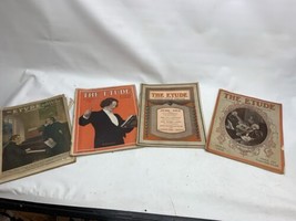 1913 1915 1914 1926 The Etude Music Magazine Liszt Wagner Chopin Cover Lot 4! - £14.61 GBP