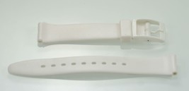 Unisex Weiß Gummi Ersatz Uhr Band 16mm - £3.94 GBP