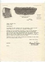 National Silver Company Letterhead Manufacturers Cutlery &amp; Silverware 1937 - $17.82