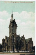 Ontario Postcard Toronto Bond Street Congregational Church Valentine - $3.95