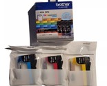 Brother Ink LC404 3 Pack Cartridges Inkvestment Cyan Magenta Yellow 4/20... - £22.15 GBP