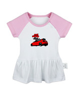 EAT SLEEP JDM Red Car Newborn Baby Girls Dress Toddler Infant Cotton Clo... - £10.28 GBP