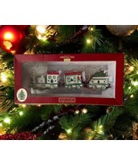 NIB Spode Christmas Tree 3 Piece Ornament Train Set Hanging Ornaments Ce... - $942.11 MXN