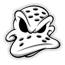 Anaheim Ducks Mask Decal / Sticker Die cut - £2.22 GBP+