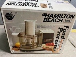 Hamilton Beach 2 Speed Food Processor Almond Model 702AL&quot; New In Box&quot; - £58.48 GBP