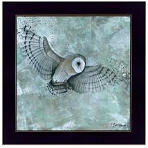 Simplicity Owl 3 Black Framed Print Wall Art - $94.99