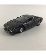 Bburago Ferrari Testarossa Black Die Cast 1:43 Vehicle Vintage 1984 80s Toy - $20.24 CAD