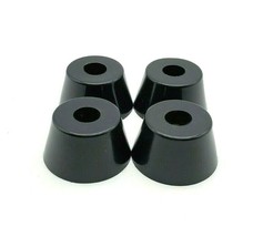 Round Rubber Bumper Equipment Feet 13/16&quot; Tall x 1 1/2&quot; Wide Guitar Amp Machines - £9.84 GBP+