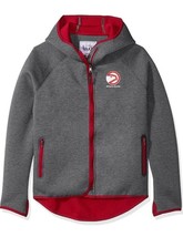 NBA Atlanta Hawks Drop Kick Jacket Womens Medium Touch by Alyssa Milano Grey - $13.52