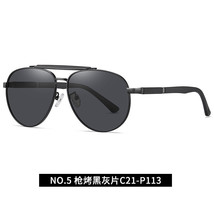 Polarized Sun Glasses Men&#39;s 6315 Metal Double Beam Spring Leg Sunglasses Driver  - £11.99 GBP