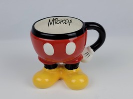 Disney Parks Mickey Mouse Bottom Pants Legs 6 oz Ceramic Coffee Mug VGC - £12.58 GBP