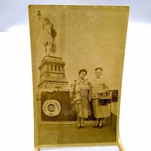 Vintage Kodak RPPC Photo Postcard, Statue of Liberty Souvenir Image Elli... - $38.70