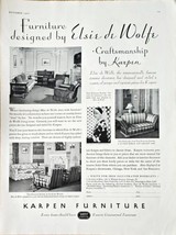 KARPEN FURNITURE - 1931 Vintage Print Ad - Designed by Elsie de Wolfe - ... - $17.98 CAD