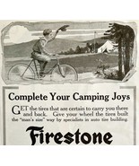 1916 Firestone Bicycle Tires Camping Advertisement Akron Ohio DWMYC2 - €17,14 EUR