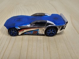 2011 Hot Wheels Solar Reflex Car From Multi Car Pack Silver On Blue - £8.76 GBP