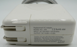 Apple A45 Power Adapter Input: AC 100-240v 1.5A 50-60 Hz Output: DC 14.8... - $275.66 MXN