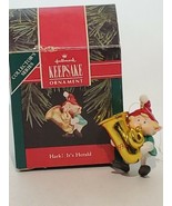 1992 Hallmark Ornament ~ HARK! IT&#39;S HERALD ~ SERIES #4 Final~ Christmas ... - £6.14 GBP